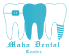 Maha dental center teeth logo